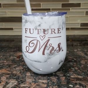 Marble Wine/Coffee Tumbler Custom Stainless Steel